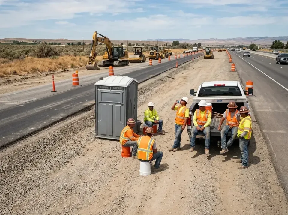 highway-road-construction-crew-007 — frequently asked questions, Porta Potty and Restroom Rentals in Malta, MT